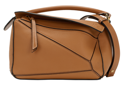 Small Puzzle, &pound;1,900, Handbags, Brown, Leather, Front view